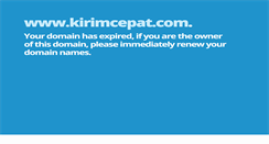 Desktop Screenshot of kirimcepat.com